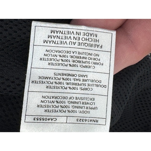 Nike Sportswear Men's Black Nylon Track Pants Joggers XXL Zip Ankle - Picture 10 of 16